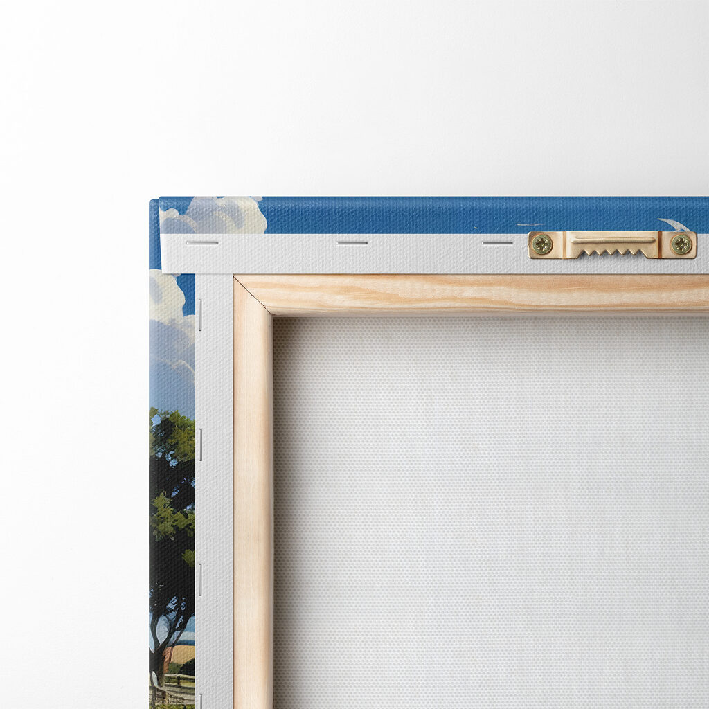 Path through a field of flowers