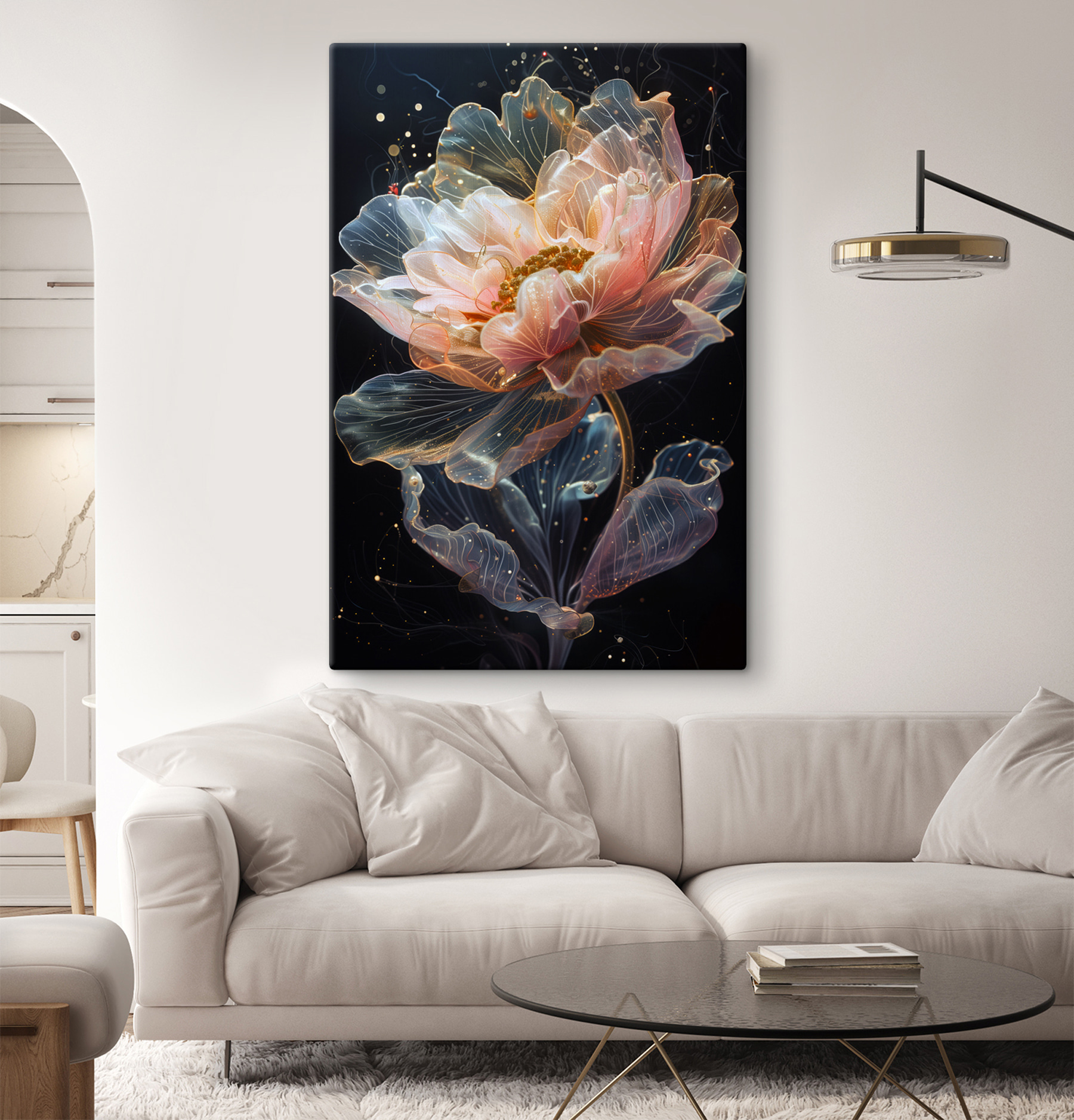 Ethereal Bloom in Celestial Light