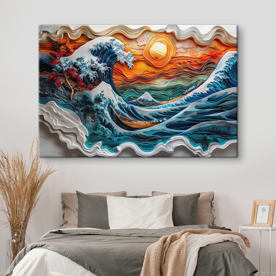 Pictura unui val