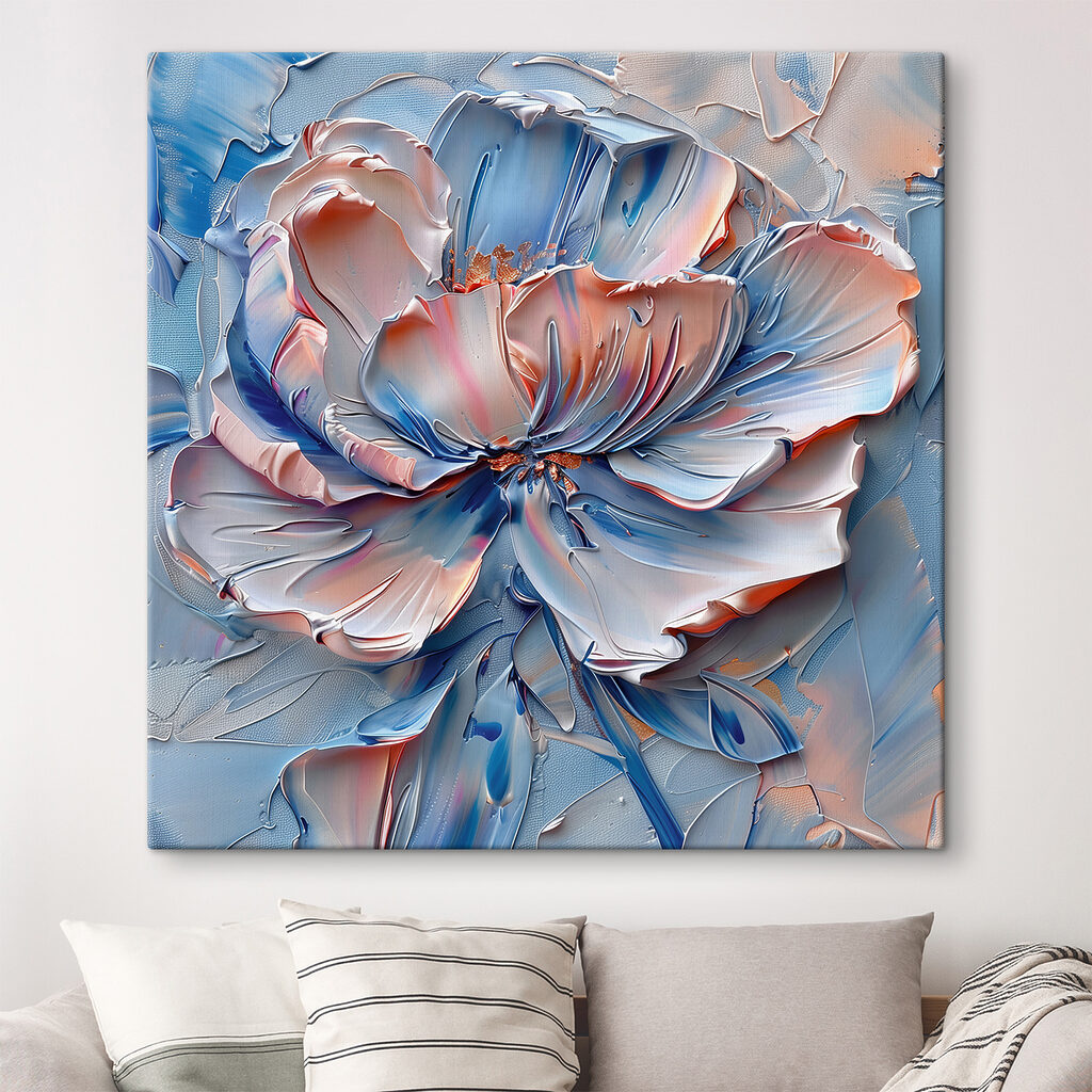 Elegant flower in soft hues