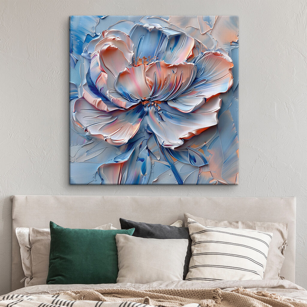 Elegant flower in soft hues
