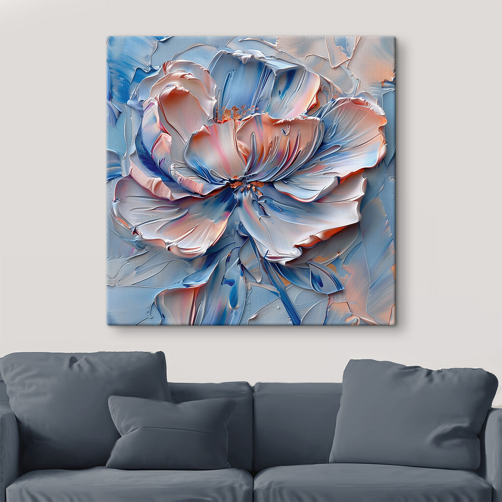 Elegant flower in soft hues