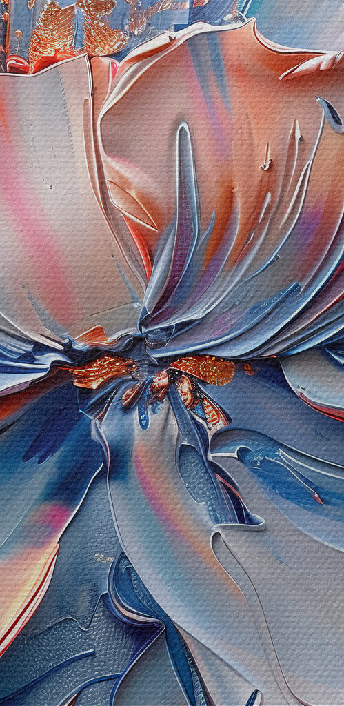 Elegant flower in soft hues