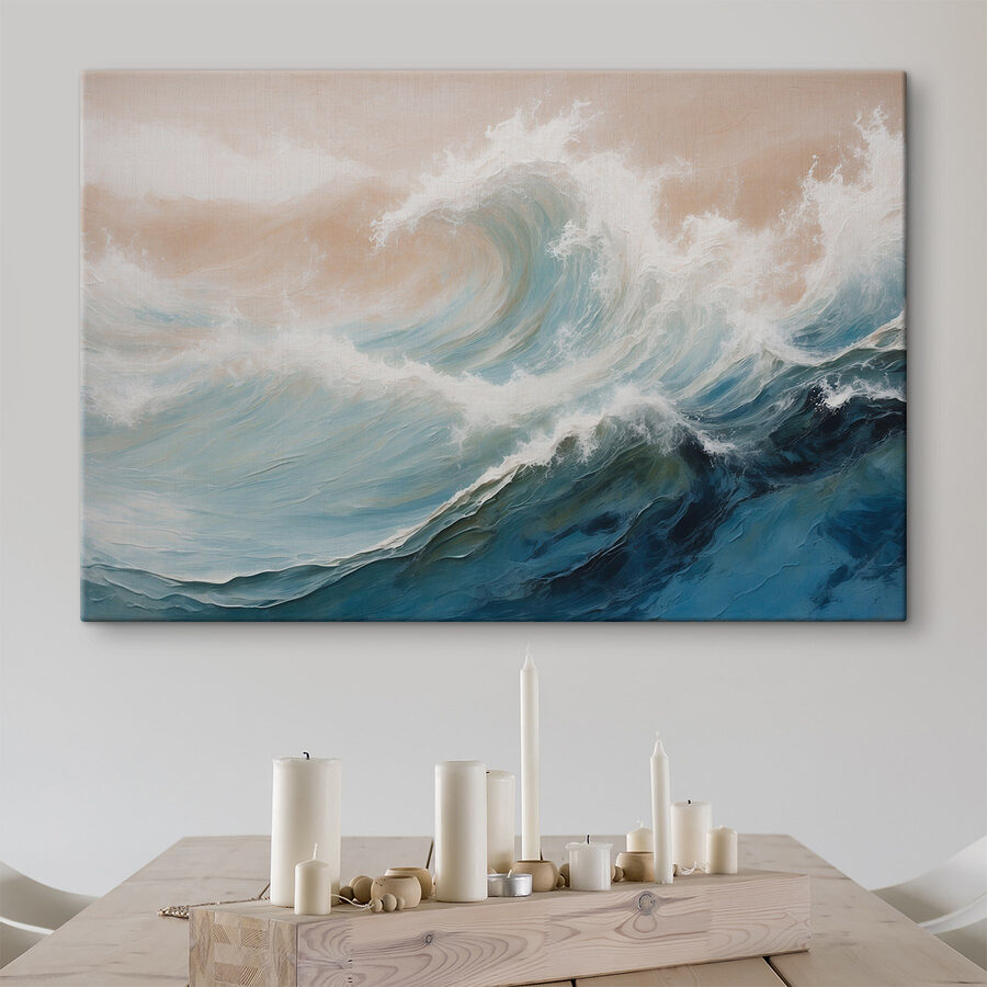 Val mare în ocean
