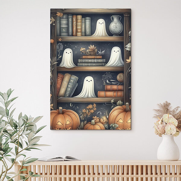 Bibliotecă cu fantome și cărți Bibliotecă cu fantome și cărți