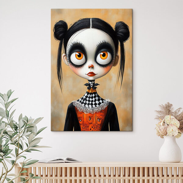 Cartoon fată cu ochi mari Cartoon fată cu ochi mari