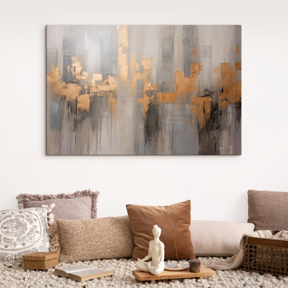 Abstract Brushstrokes in Monochrome Hues Abstract Brushstrokes in Monochrome Hues