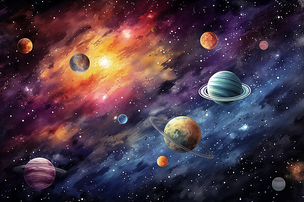 Planete pe cer cu planete Planete pe cer cu planete
