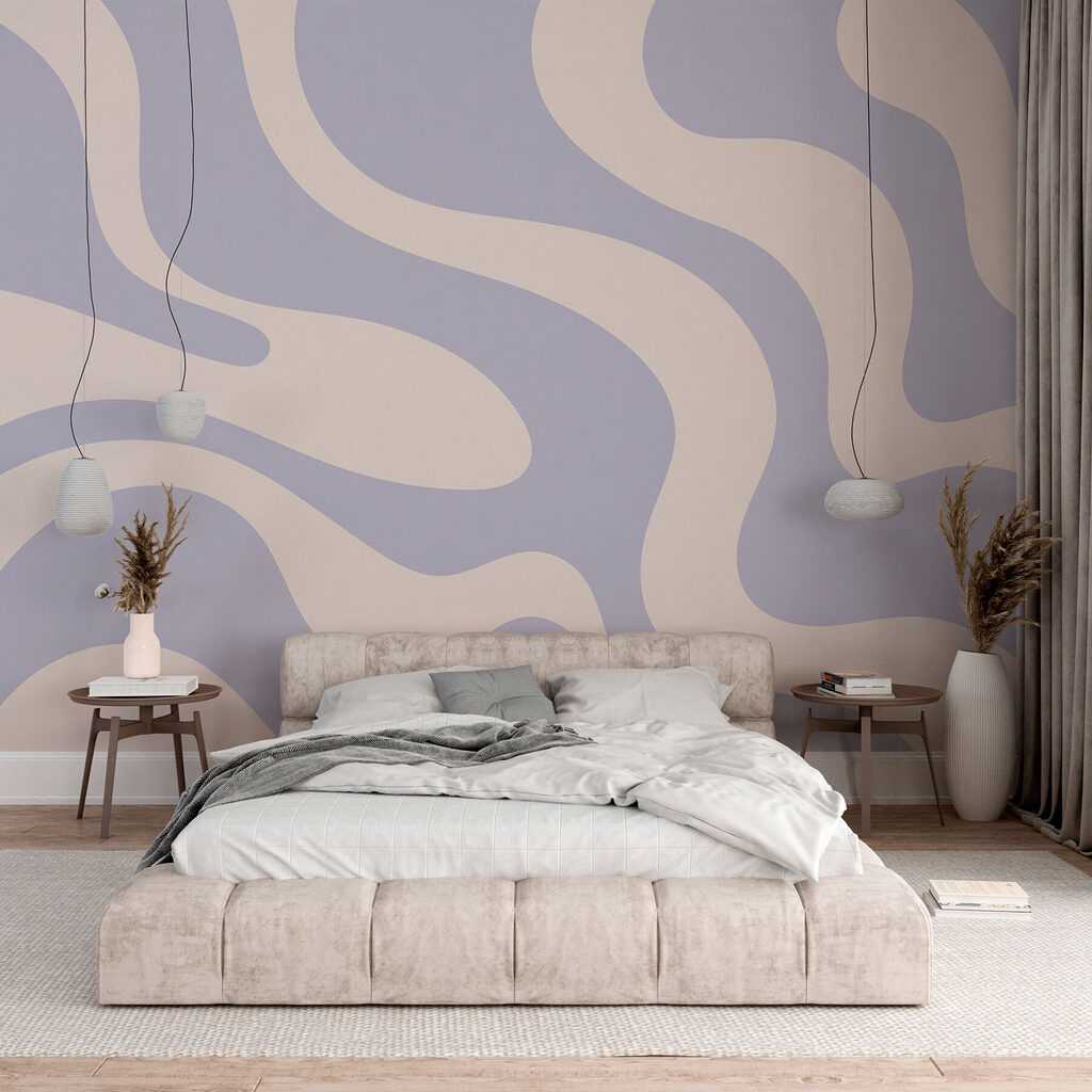 Purple and white pattern