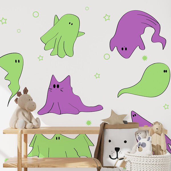 Set de fantome de desene animate Set de fantome de desene animate