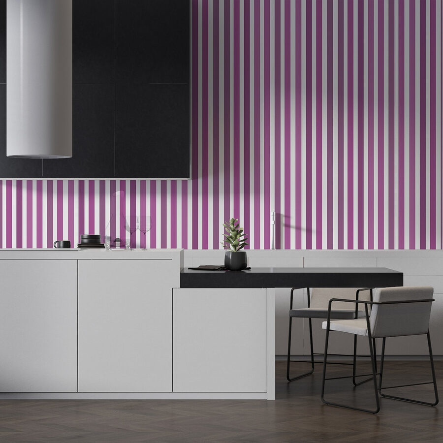 Linii verticale violet și alb