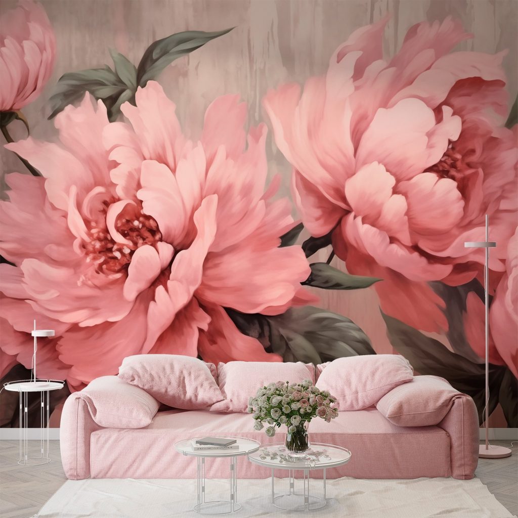 Delicate Peonies in Soft Bloom