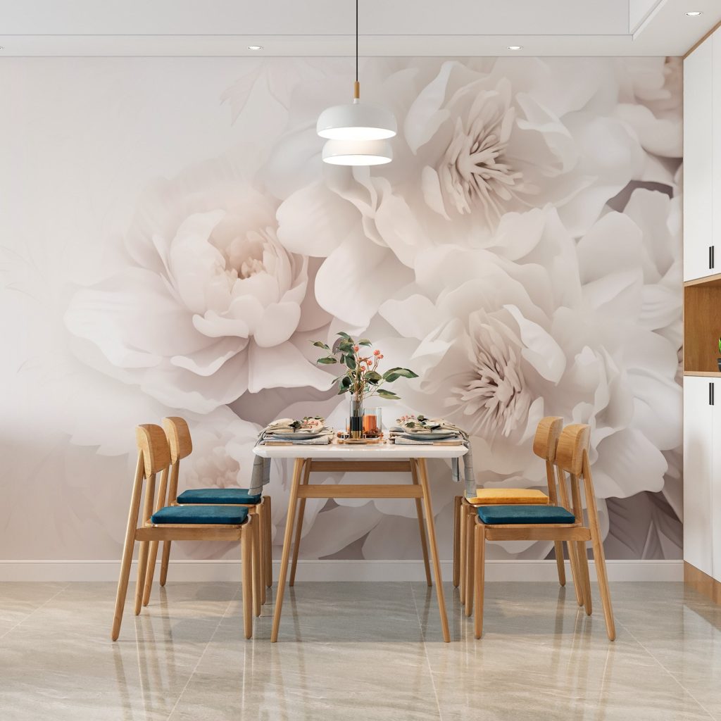 Group of white flowers