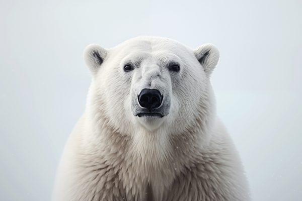 Urs polar care se uită la cameră Urs polar care se uită la cameră