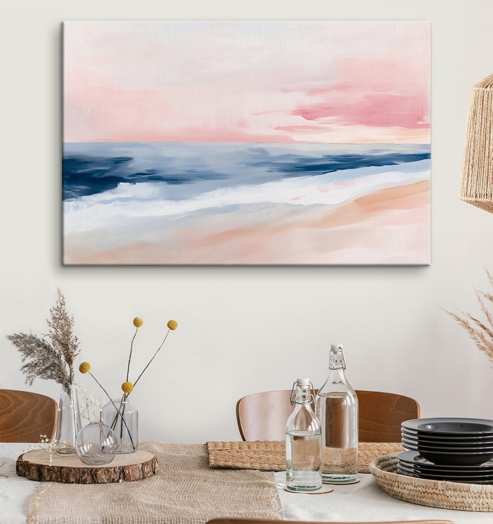 Painting of a beach