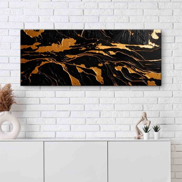 Ebony elegant și vârtejuri metalice Ebony elegant și vârtejuri metalice