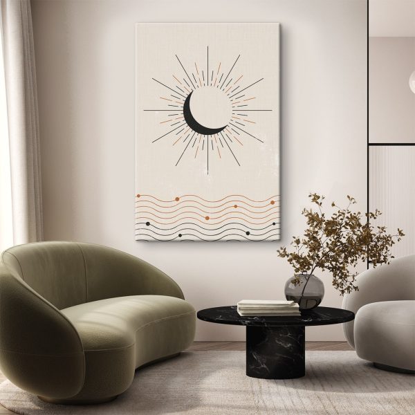 Luna cu raze de lumină Luna cu raze de lumină