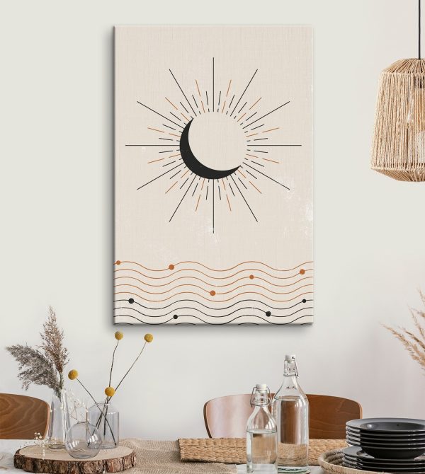 Luna cu raze de lumină Luna cu raze de lumină