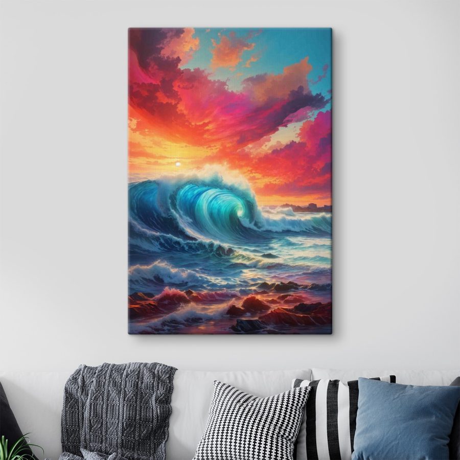 Tablouri Val mare în ocean