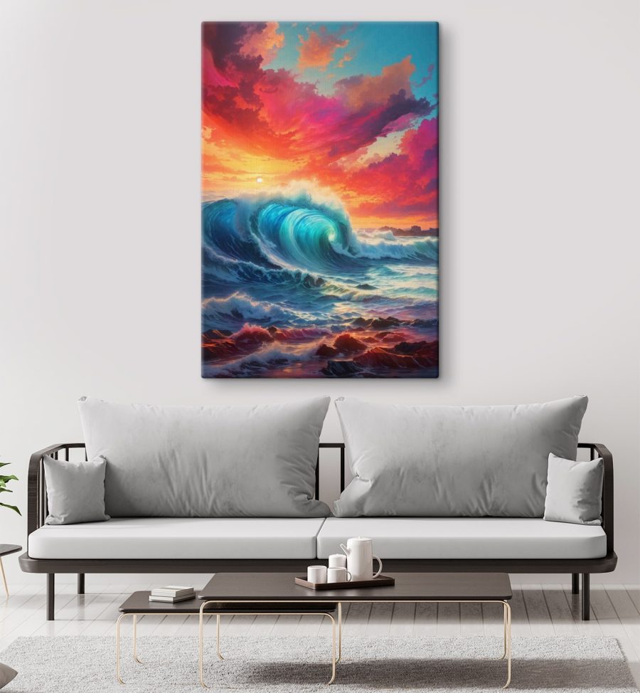 Tablouri Val mare în ocean - imagine 3