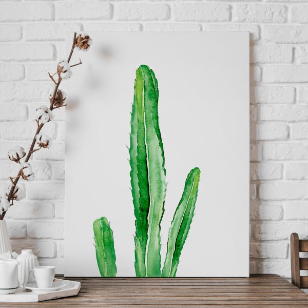 Cactus verde cu tulpini lungi Cactus verde cu tulpini lungi