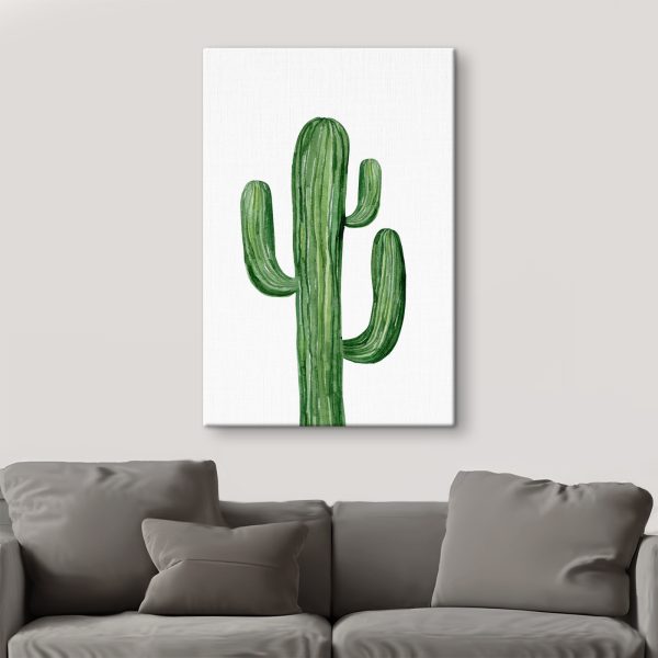 Cactus verde pe un fundal alb Cactus verde pe un fundal alb