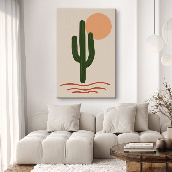 Cactus cu un soare în spatele său Cactus cu un soare în spatele său