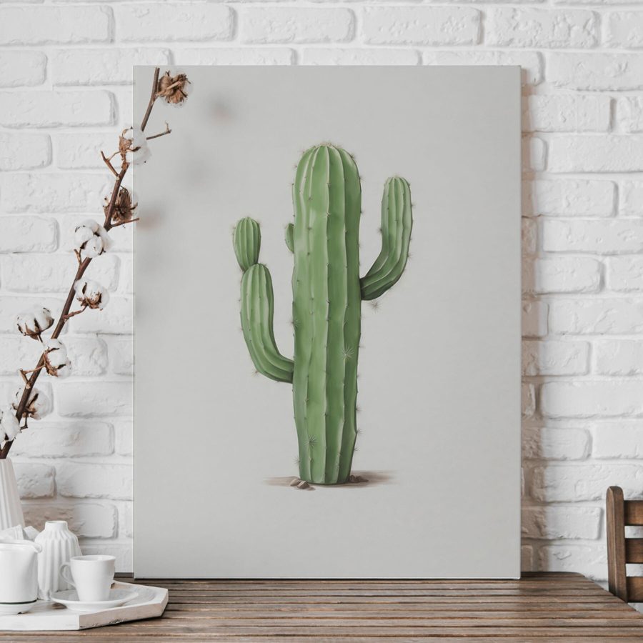 Cactus cu ace pe el