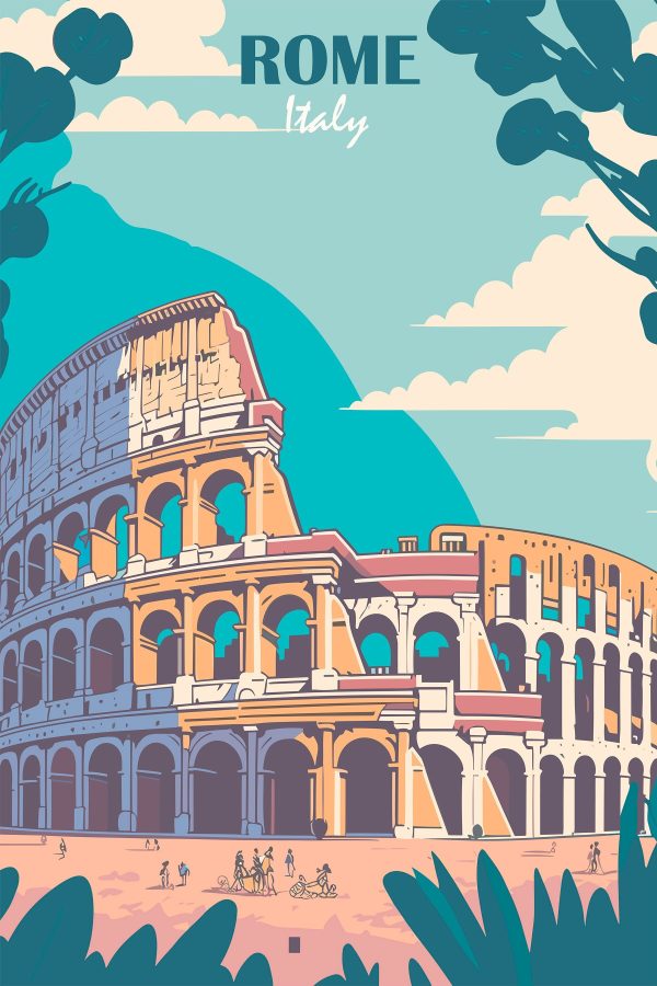 Colosseum cu multe arcuri Colosseum cu multe arcuri