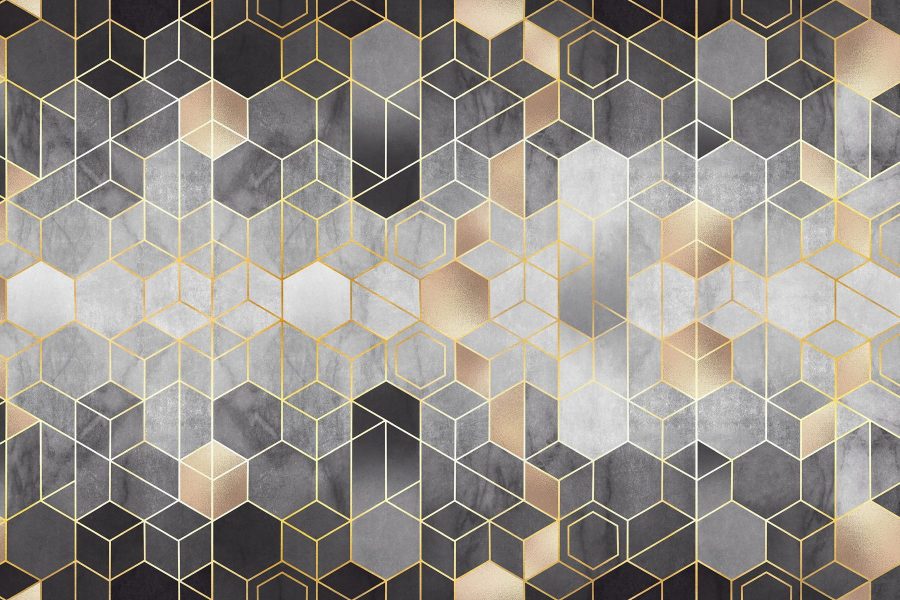 Modele geometrice în tonuri neutre
