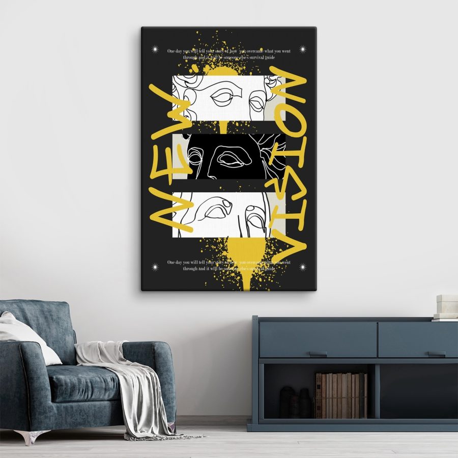 Design grafic al unei fețe