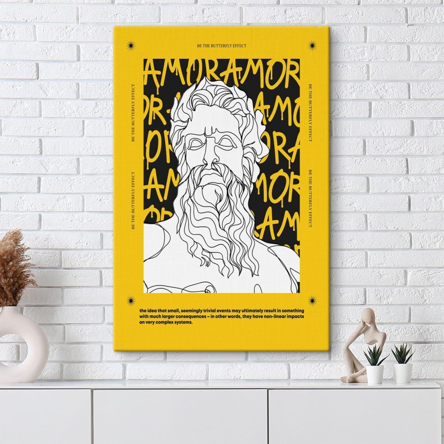 Poster cu fața unui bărbat&#8217