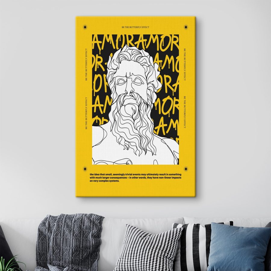 Poster cu fața unui bărbat&#8217
