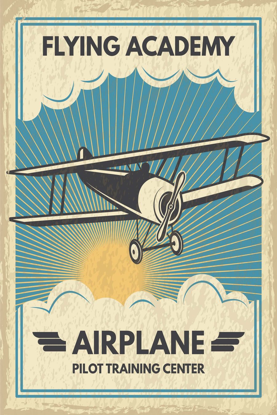 Poster al unui avion