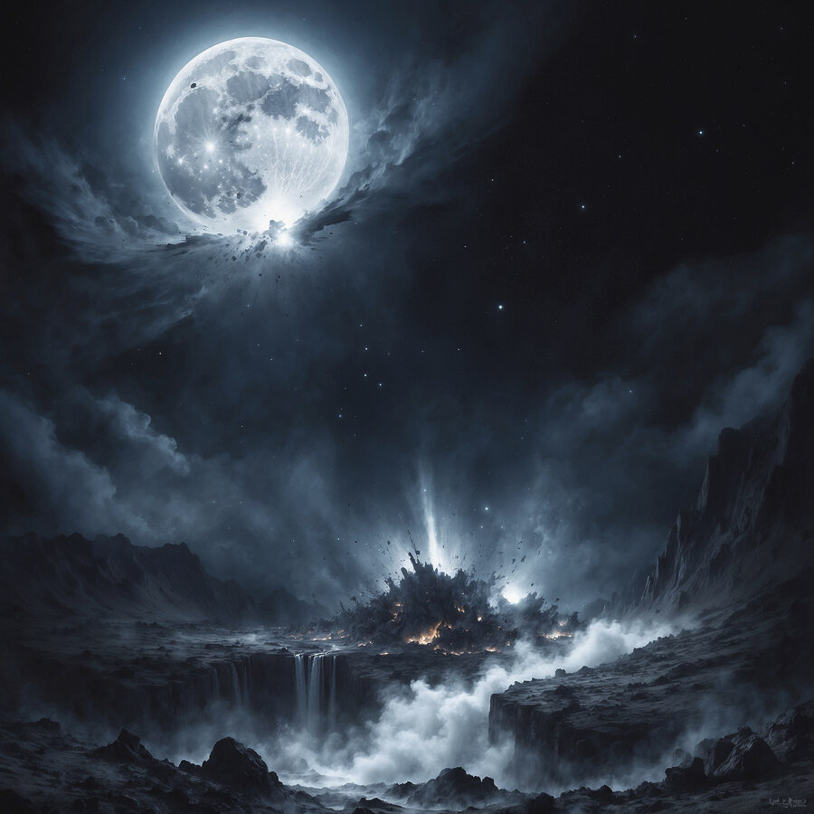 Luna pe cer
