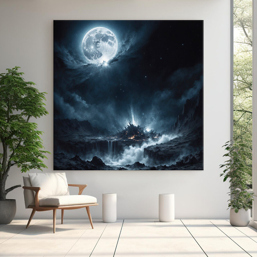 Luna pe cer