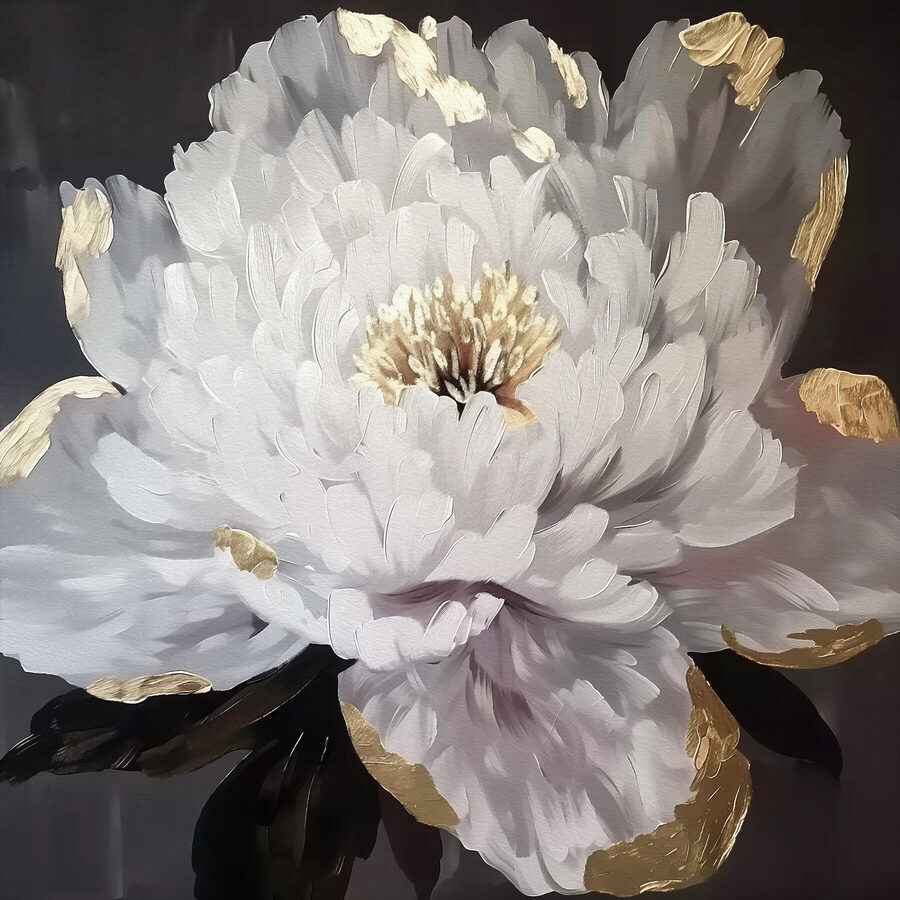 Peony în nuanțe subtile