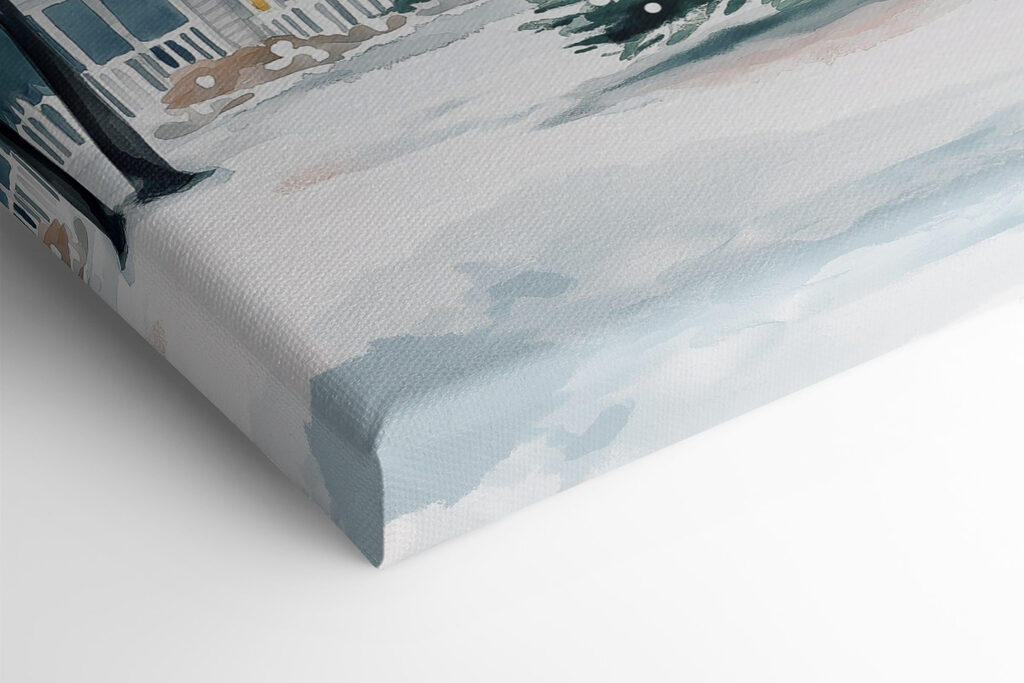 Christmas tree in front of a house Christmas tree in front of a house