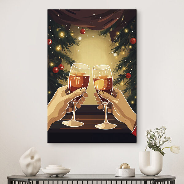 Desen animat de mâini care dețin pahare de vin Desen animat de mâini care dețin pahare de vin