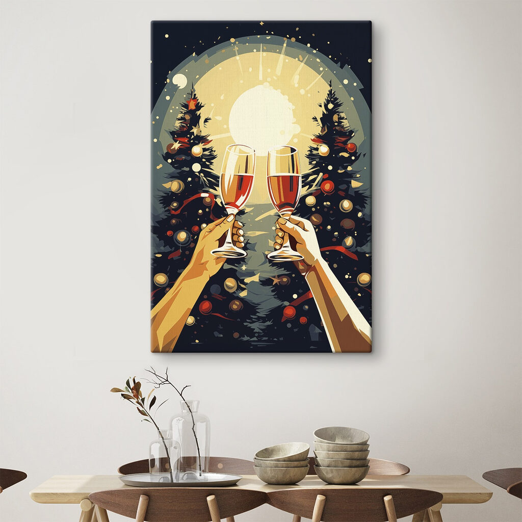 Pair of hands holding wine glasses Pair of hands holding wine glasses
