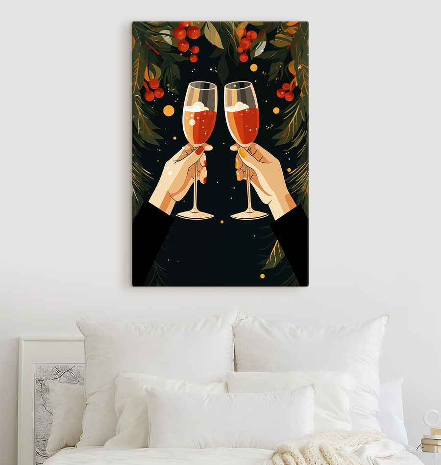 Pereche de mâini care țin pahare de vin Pereche de mâini care țin pahare de vin