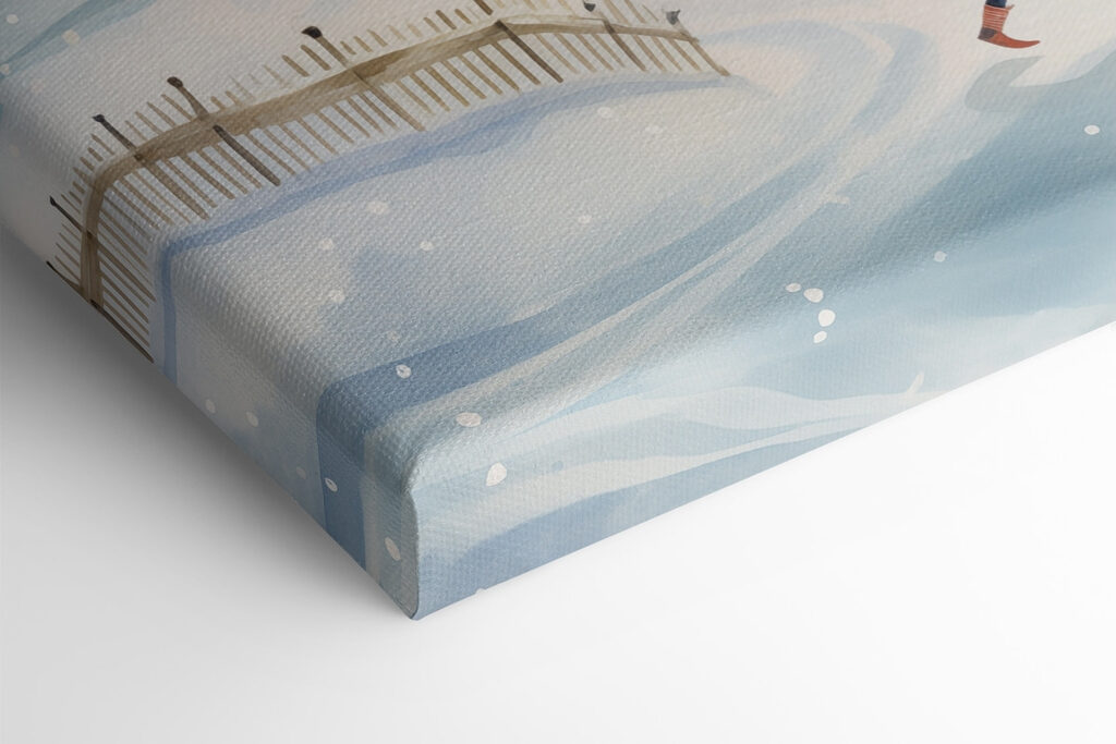 Couple of girls walking in the snow