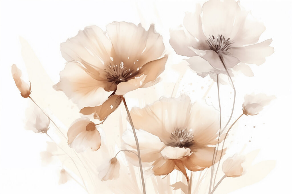 Inflorescențe delicate în nuanțe moi Inflorescențe delicate în nuanțe moi