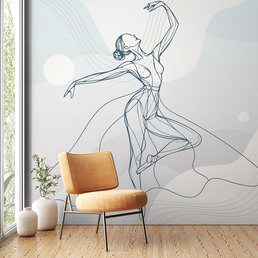 Desenul unei femei care dansează Desenul unei femei care dansează