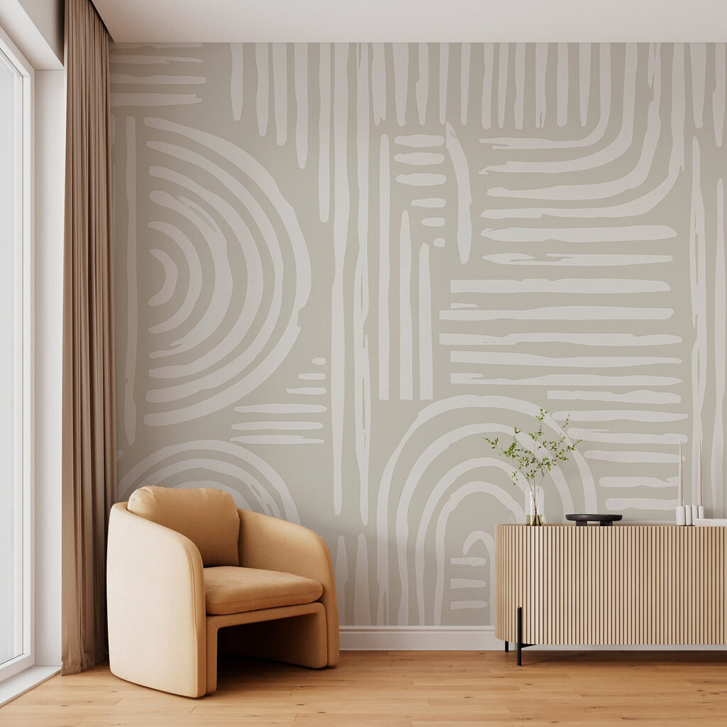 White and gray pattern