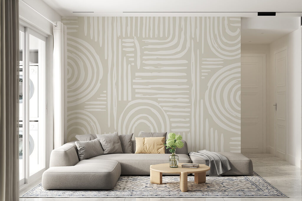 White and gray pattern