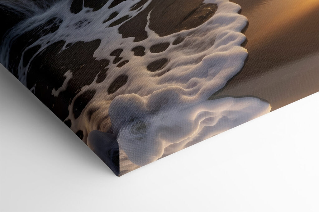 Sunset over a body of water