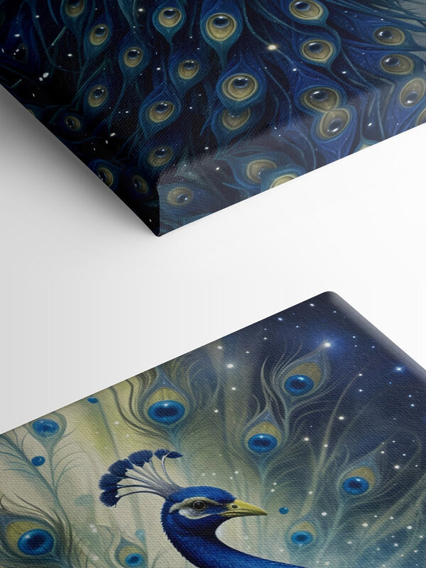 Păun maiestuos în splendoare cosmică Păun maiestuos în splendoare cosmică