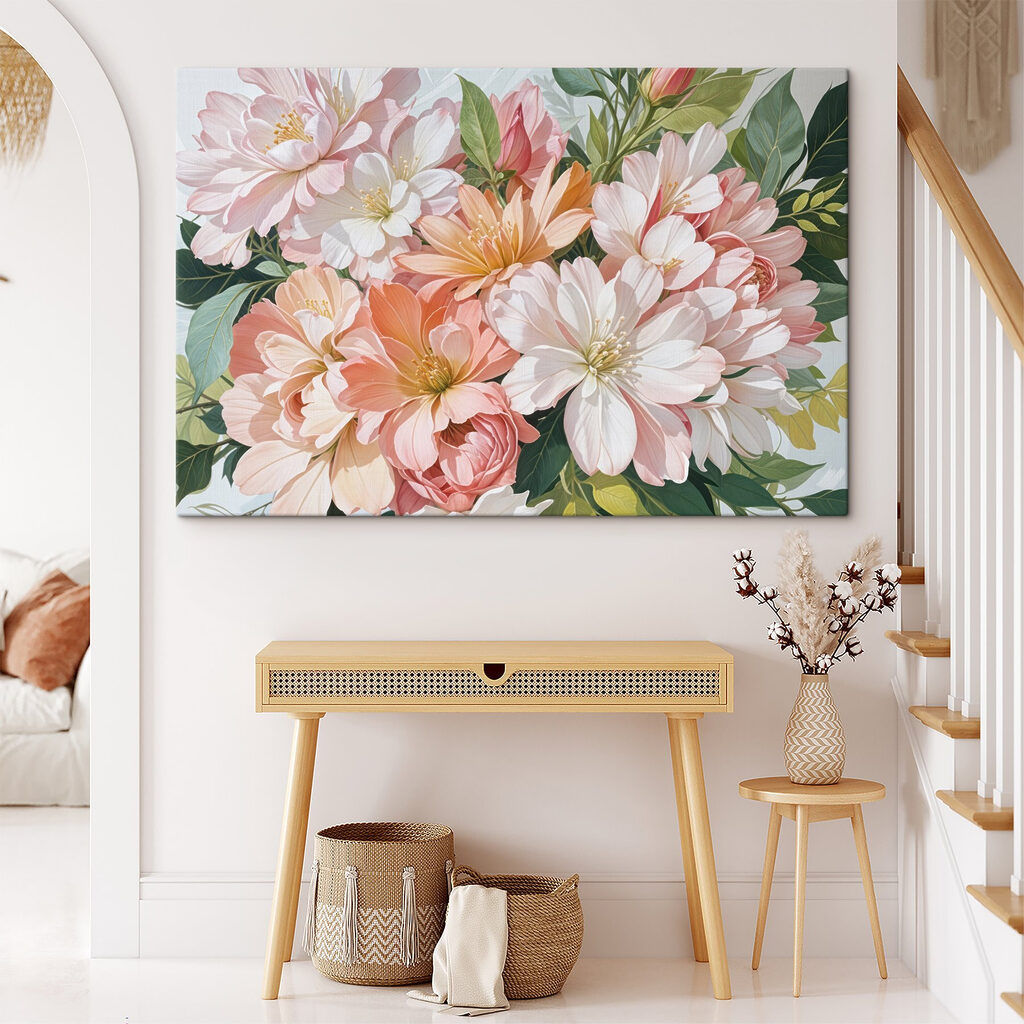 Soft petals in gentle harmony