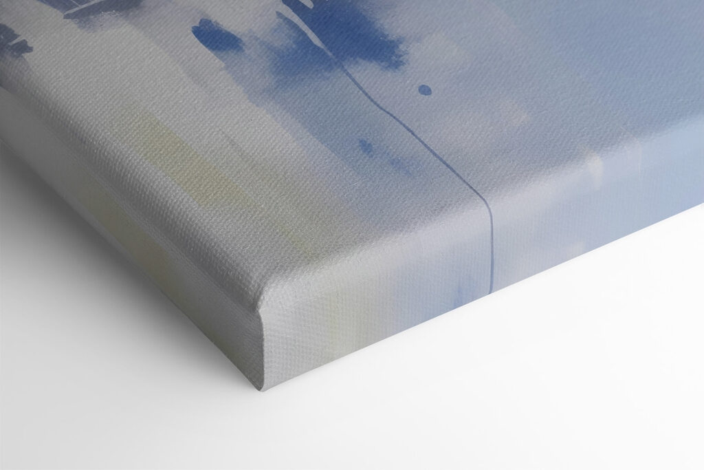 Blue and white wall Blue and white wall